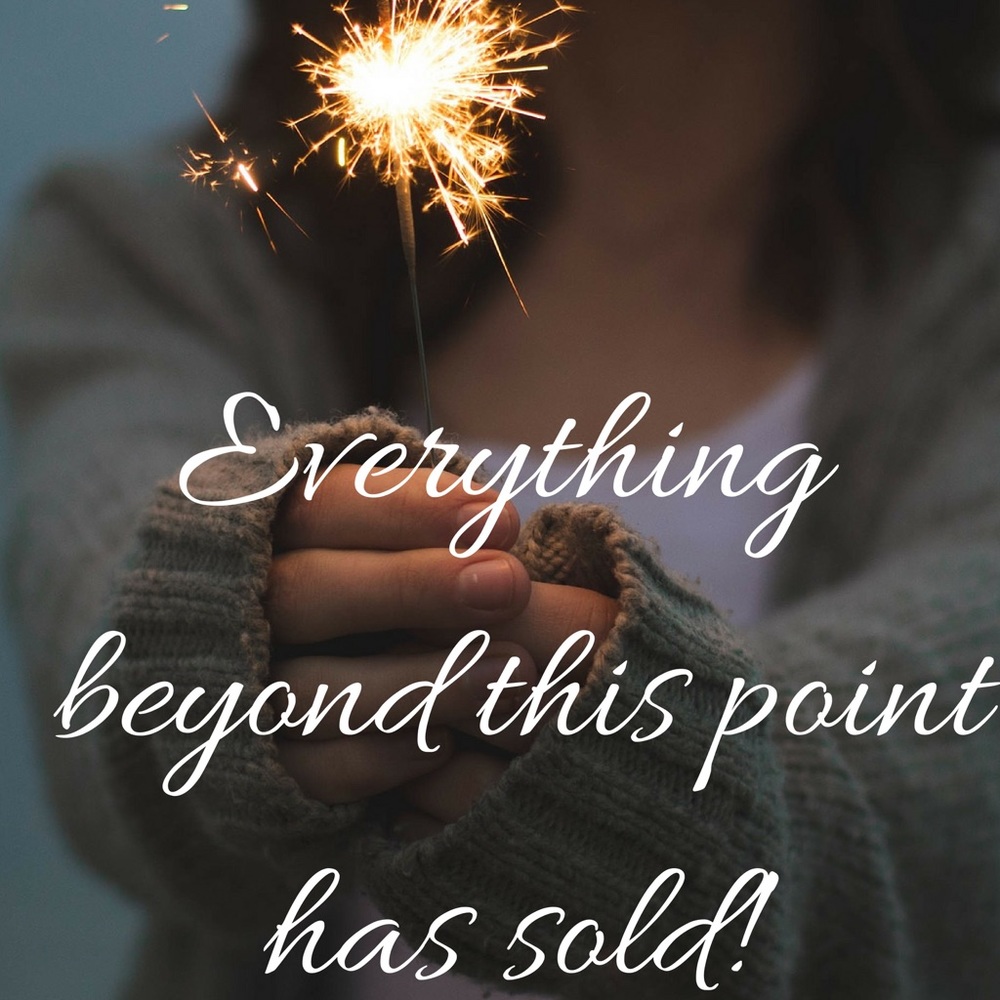 All items below have been sold!